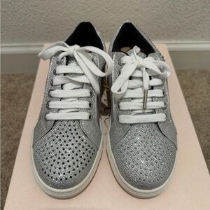 “New” Badgley Mischika RYAN Women's Glitter Sneakers size6